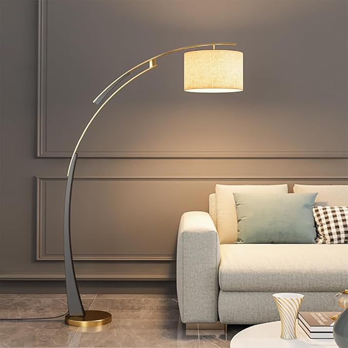 Nordic Fishing Floor Lamp Modern Family Living Room Beside The Sofa Creative LED Decorative Standing Light (Y) - Bloomnest