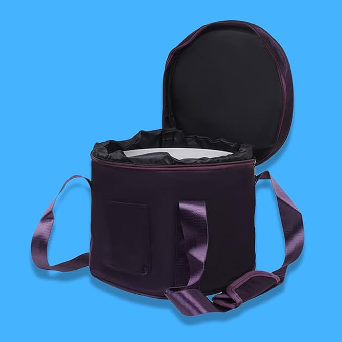 Vaguelly Singing Bowl Carrying Case Crystal Singing Bowl Carrying Case Bag 10inch Sound Healing Instrument Travel Carry Case Bag For Sound Healing and Meditation Purple - Bloomnest