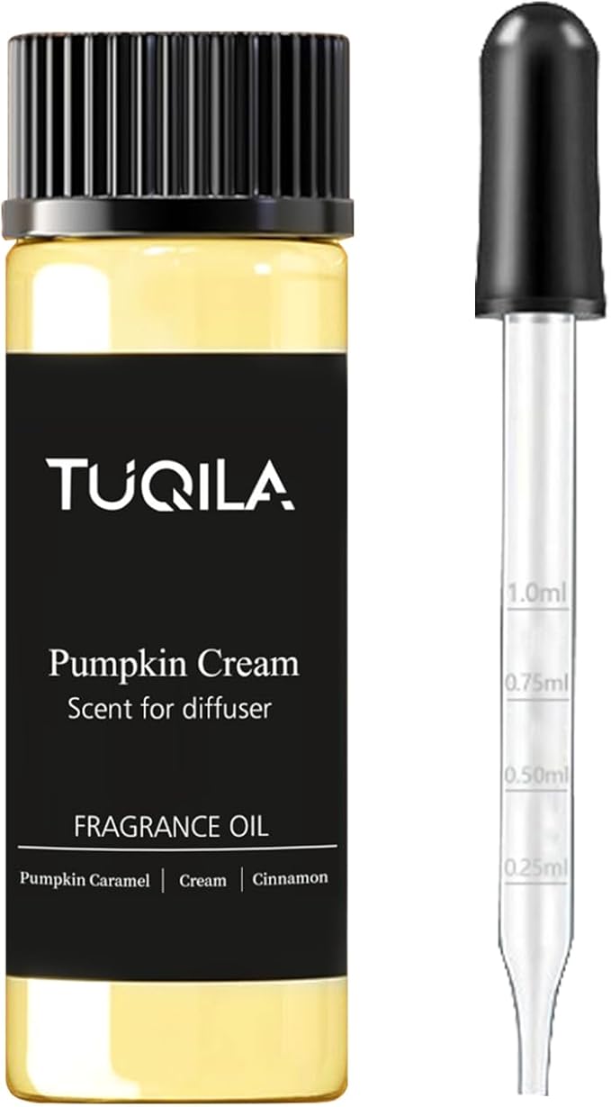 Waterless Diffuser Oil Pumpkin Cream 20ML Sampler, Essential Scent Oil Usage Cold Air Waterless Diffuser, Hotel Luxury Air Scents Oils & Fragrance for Home - Bloomnest