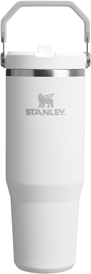 Stanley IceFlow 2.0 Flip Straw Tumbler with Handle 30 oz | Twist On Lid and Flip Up Straw | Leak Resistant Water Bottle | Insulated Stainless Steel | BPA-Free | Frost - Bloomnest