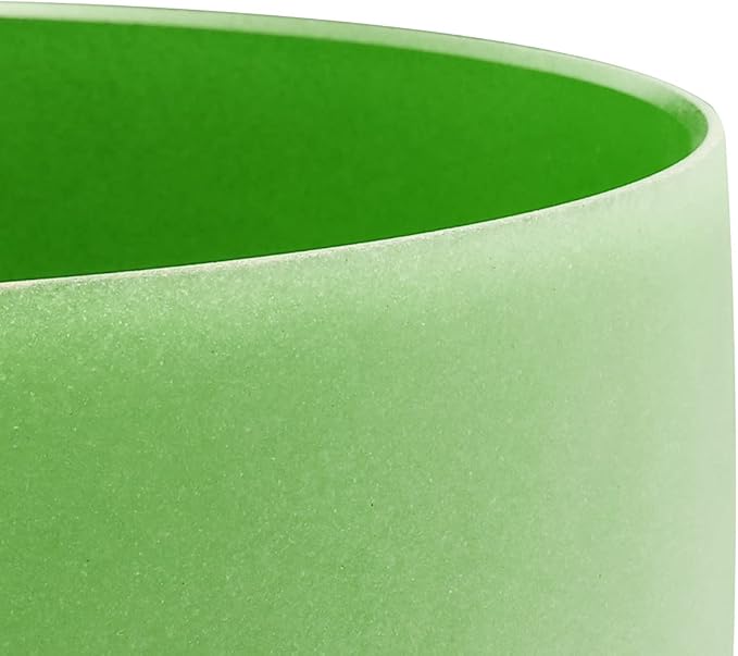 FMTY 10inch Crystal Singing Bowls set prefect pitch(±10HZ) Green(Heart)+ Blue(Throat) with Carrying Bag Sound Bowls Chakra Bowl - Bloomnest