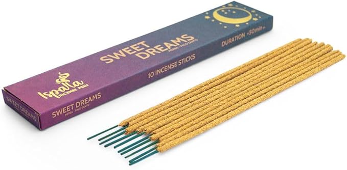 ISPALLA® Sweet Dreams Incense Sticks, Pack of 10, with Palo Santo, Creates a Relaxing Atmosphere, Handmade in Peru, 100% Natural & Vegan Bloomnest