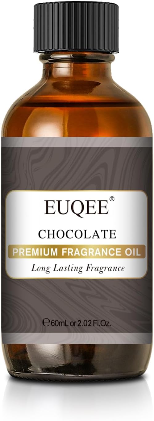EUQEE Chocolate Fragrance Oil, 2.02 Fl oz/60 ml Premium Grade Fragrance Essential Oil with Glass Dropper for Diffusers, Soap & Candle Making, Bath Bombs - Bloomnest