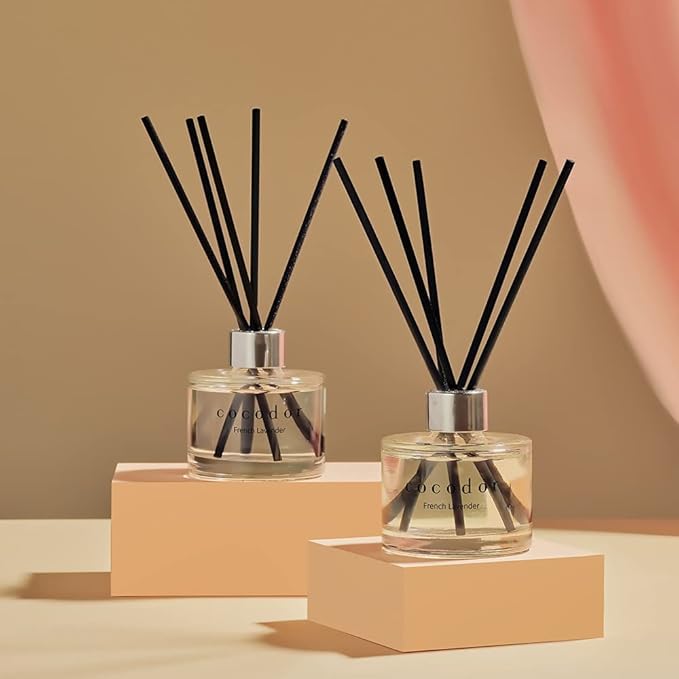 COCODOR Signature Reed Diffuser Set/Refreshing Air / 6.7oz /2 Pack/Home Fragrance Diffuser, Oil Scent Diffuser for Bathroom Shelf Decor - Bloomnest