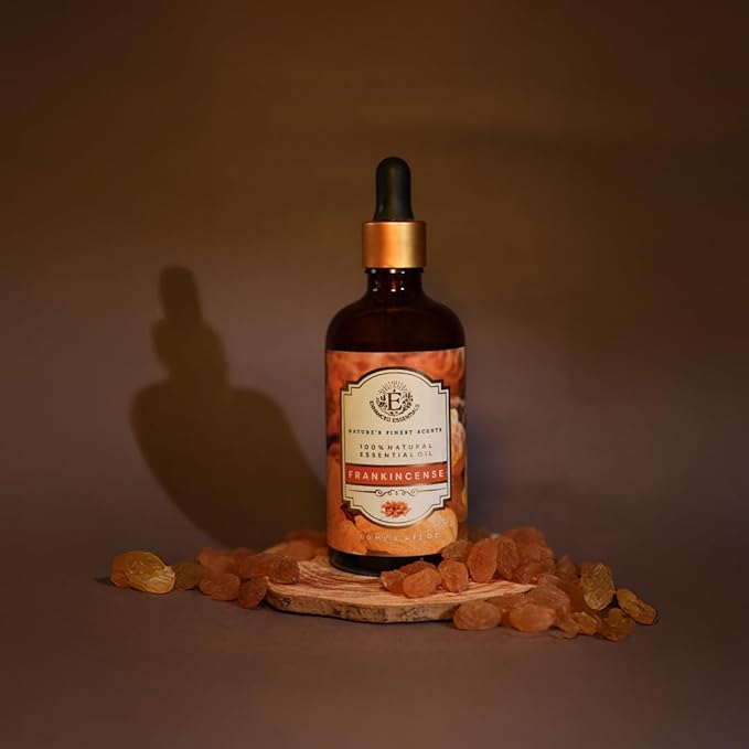 Luxurious Frankincense Essential Oil by Enhanced Essentials| Slow Distilled & Pure| for Home,Diffusers,Skin & Hair Care,Aromatherapy,Meditation,Incense,Soap & Candle Making|with Glass Dropper|100 ml Bloomnest