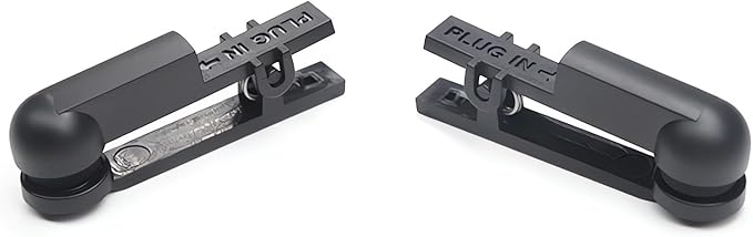 Black Ear Clip Electrodes Soft Double-Headed 2.0mm, Pieces;Ear Clip Electrode Double-Sided Rubber Head Comfortable, Set of 2