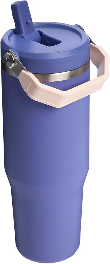 Stanley IceFlow 2.0 Flip Straw Tumbler with Handle 30 oz | Twist On Lid and Flip Up Straw | Leak Resistant Water Bottle | Insulated Stainless Steel | BPA-Free | Exclusive Lupine - Bloomnest