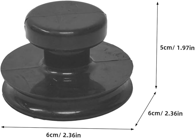 Mikinona Sound Bowl Suction Cups 2Pcs Rubber Handle for Singing Bowl Meditation Stabilizer Easy Attach and Lift Accessory - Bloomnest