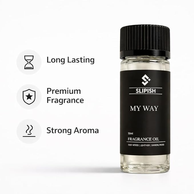 My Way Diffuser Oil 50ml – Luxury Fragrance Oil Inspired by The Scent of 1 Hotel Miami Beach – Blend with Sandalwood, Leather & Spiced Notes – Long-Lasting Aroma for Home & Office Diffusers. - Bloomnest
