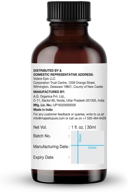 Majestic Pure Essential Oil with Glass Dropper - 100% Pure and Natural - Essential Oils for Diffuser, Aromatherapy, Soap and Candle Making, Eucalyptus Essential Oil, Eucalyptus Oil, 1 Fl Oz - Bloomnest