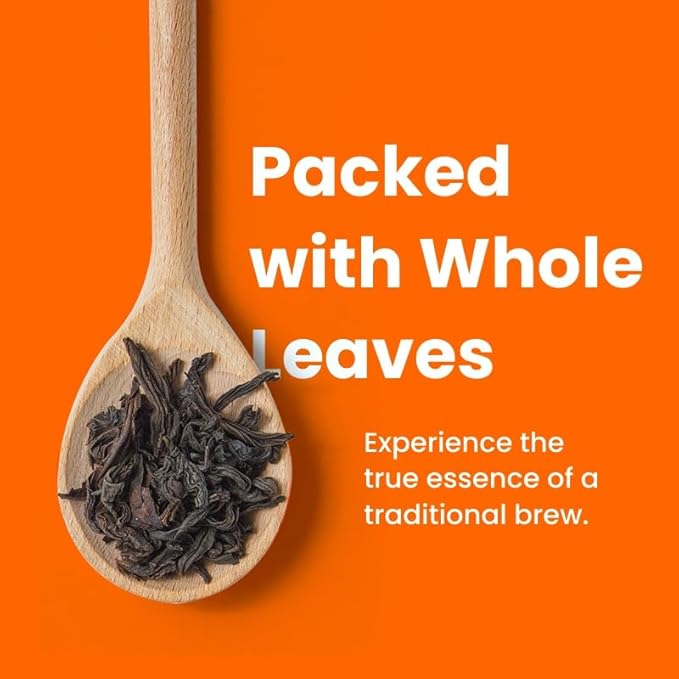 Teaniru Rooibos Orange Pyramid Tea Bags - 7 Individually Sacheted Tea Sachets | Relaxing Caffeine-Free Tea - Naturally Sweet, Brew Hot or Cold - Bloomnest