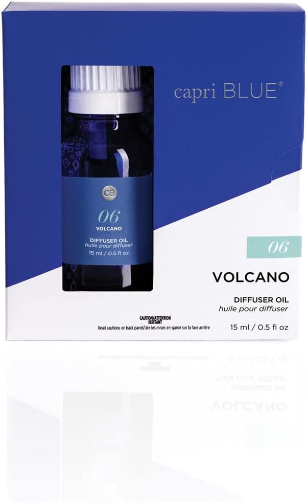 Capri Blue Diffuser Oil Refill - Premium Fragrance Oil - Use with Electric or Ultrasonic Diffusers for Home - Long Lasting Sugared Citrus Scent (Volcano, 0.5 fl oz) - Bloomnest