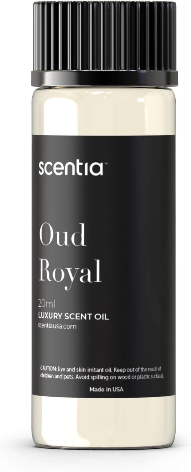 Scentia Oud Royal Hotel Diffuser Oil 20 ml | Oud Royal for Scent Diffuser | Luxurious Aroma, Niche Scent, Cardamom, Rosewood & Oud | 20ml Aromatherapy Fragrance Scentia