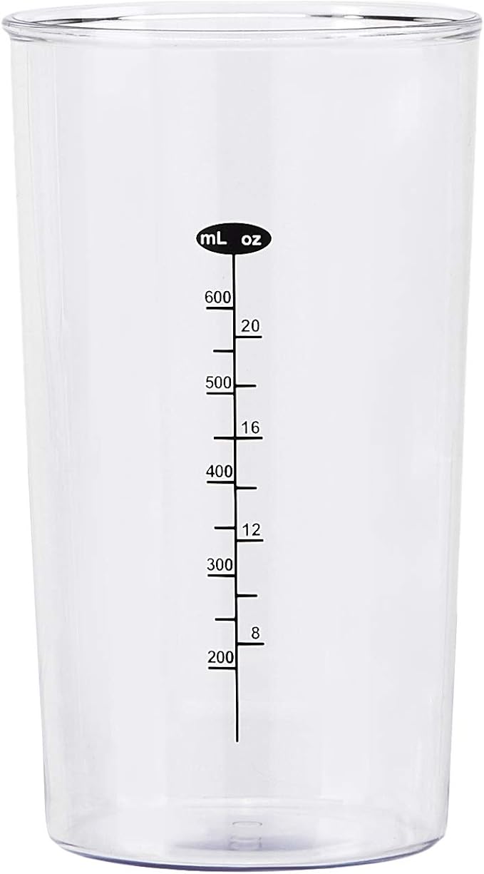 Amazon Basics 300W 4-In-1 Immersion Blender Handheld, Emulsion Blender With Blending Stick, Whisk, Chopper and Beaker, Continuous Speed Control And Turbo Mode, 5-ft Power Cord, White - Bloomnest