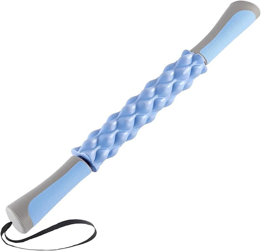 Muscle Roller,EVA Material, Massage Roller Stick for Athletes and Office Workers, Relieves Muscle Tension and Pain(EVA Blue) - Bloomnest