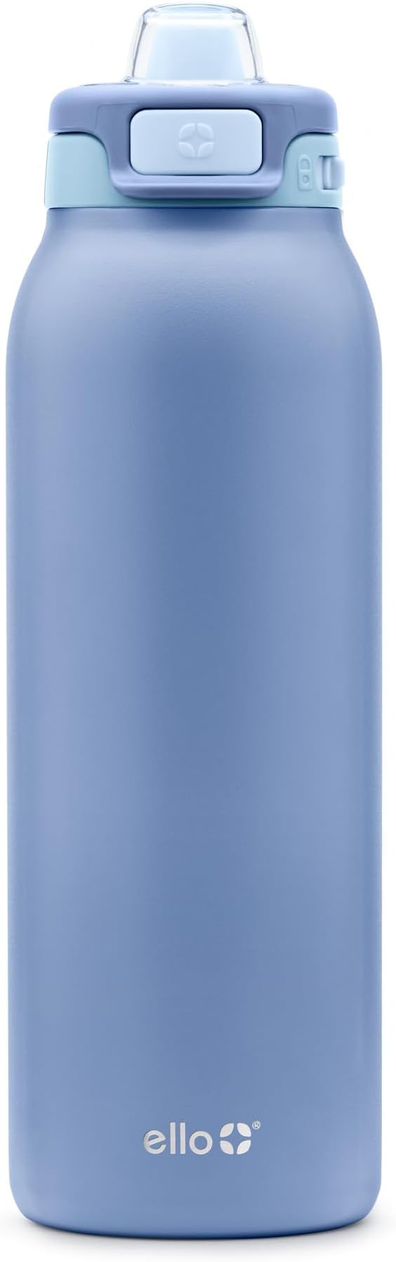 Ello Pop & Fill Insulated Stainless Steel Water Bottle with Quick Fill Lid, Leakproof Locking, Sip or Chug Spout, BPA-Free, Double Wall Vacuum Insulated for Sports, Travel & School- 22oz / 32oz / 40oz Ello