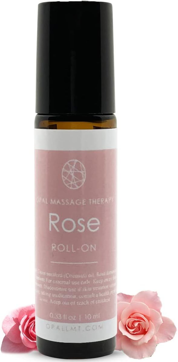 Premium Essential Oil Roll On Opal Massage Therapy (Rose) - Bloomnest