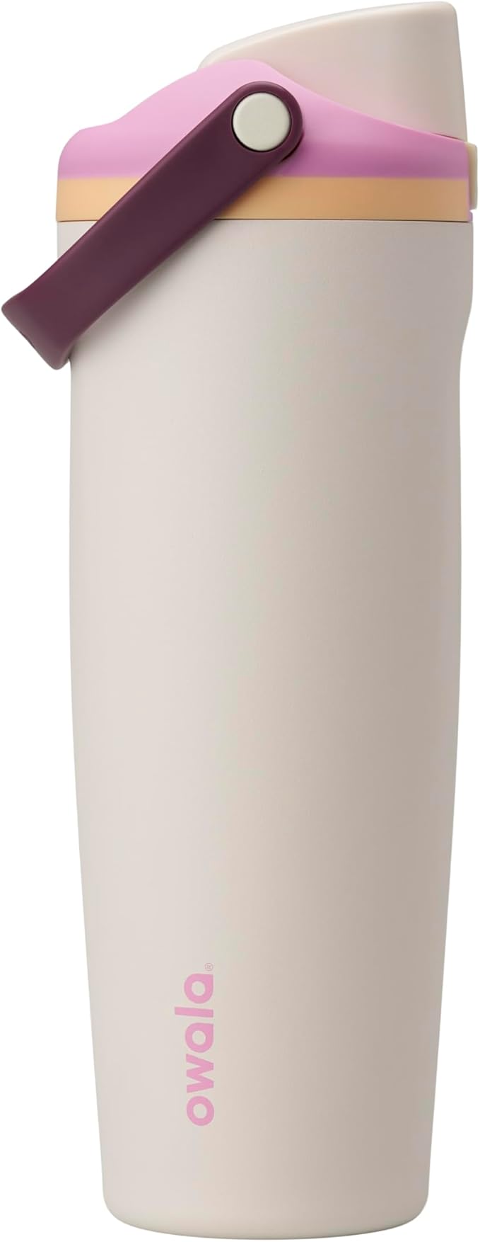 Owala FreeSip Sway Insulated Stainless Steel Water Bottle with Two-Way Spout, Built-In Straw and Bucket Handle, Made for Travel, School, and Sports, 30oz, BPA Free, Leak Proof, Daybreak Owala