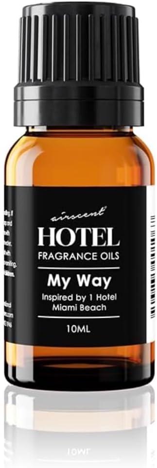 AirScent My Way Diffuser Oil Inspired by The 1 Hotel Miami Scent - Premium My Way Fragrance Oil Blend for Ultrasonic and Waterless Diffusers and Crafting - 10 mL, 0.34 fl oz Glass Dropper Bottle - Bloomnest