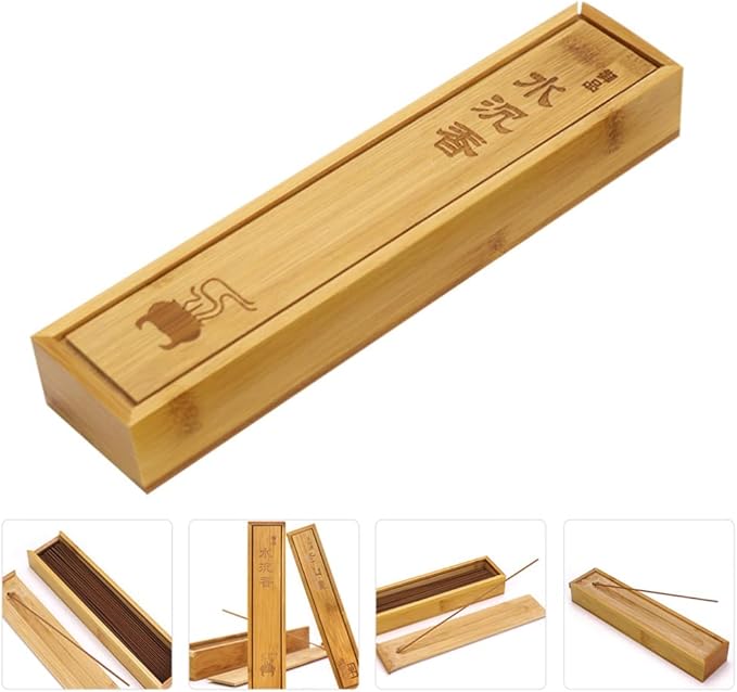 COHEALI 1pc Incense Stick Bamboo Storage Box Holder - Bloomnest