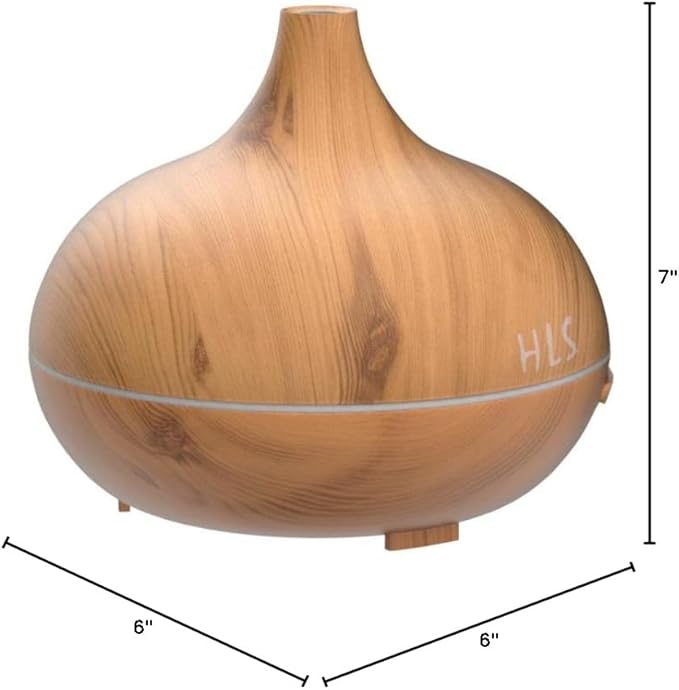 HLS Aroma Diffusers for Essential Oils Large Room with 10 Essential Oils,Ultrasonic Aromatherapy Diffuser for Home Bedroom, Cool Mist Humidifier Vaporizer - Bloomnest