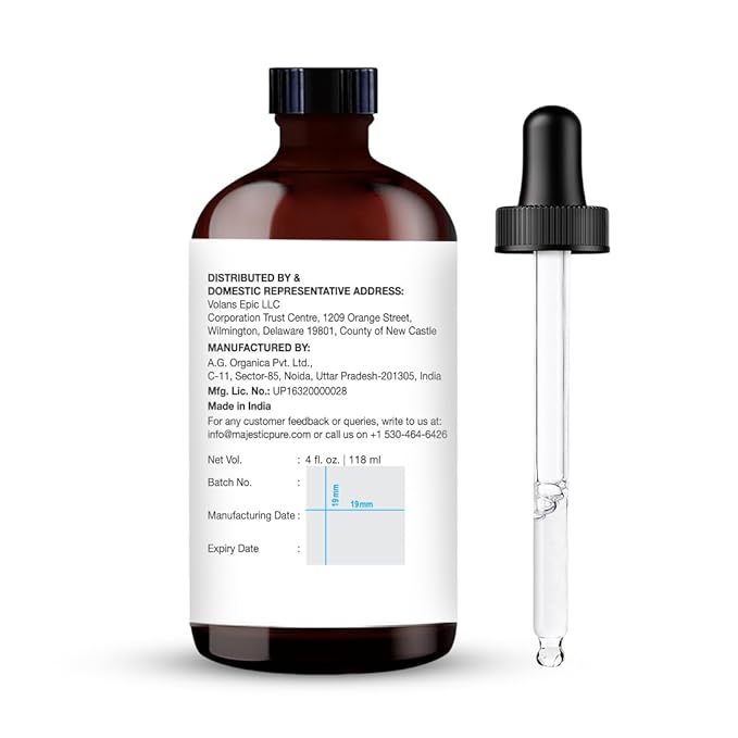 Majestic Pure Grapefruit Essential Oil with Glass Dropper - Huge 4 Fl Oz - 100% Pure and Natural Grapefruit Oil - Premium Grade Essential Oils for Diffuser, Aromatherapy, Soap and Candle Making - Bloomnest