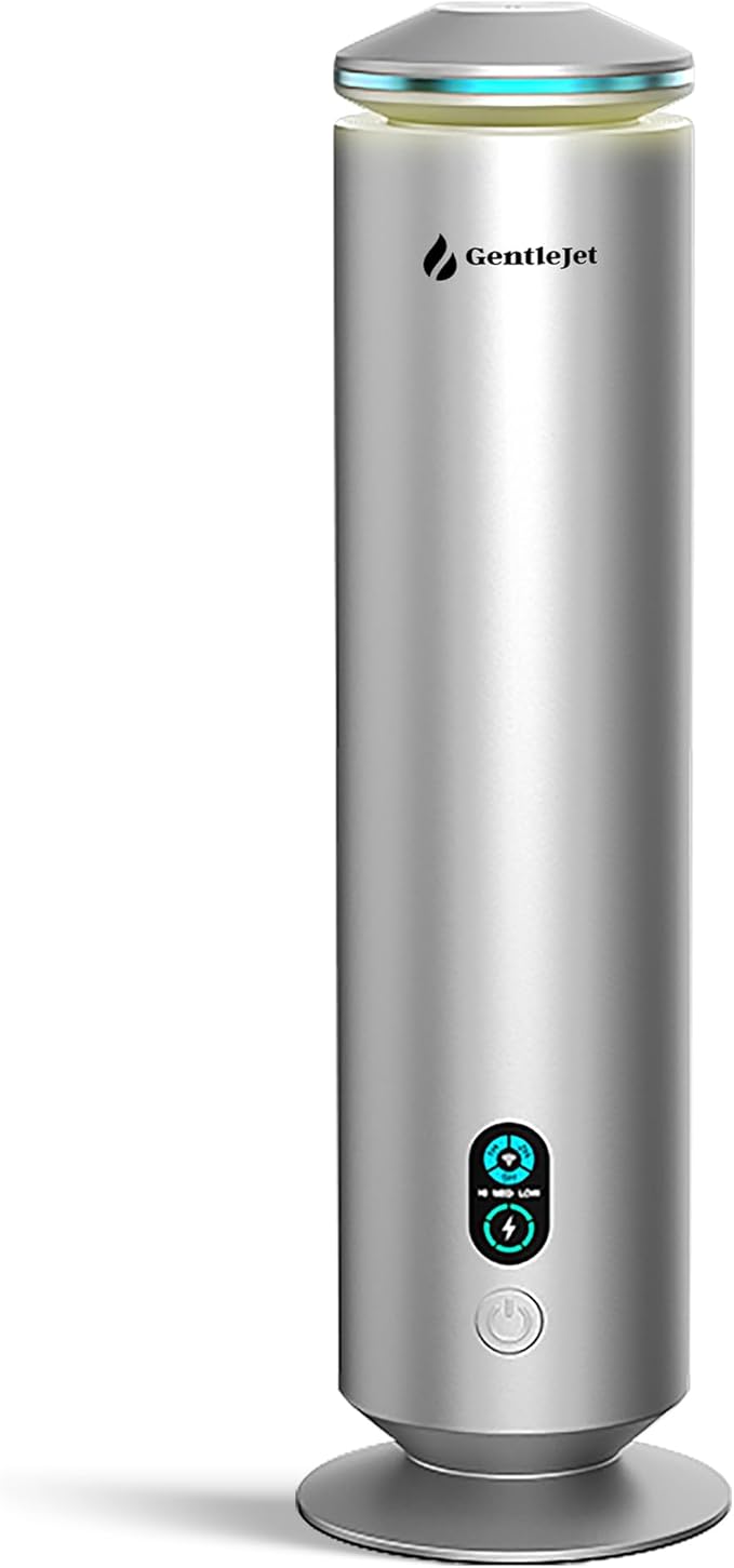 MajesticMist Waterless Essential Oil Diffuser - Aluminum Aromatherapy Scent Diffusers for Home, Room & Hotel, Quiet Aroma Diffuser 4oz, Remote Control, USB-C Powered, LED Display, 1000sq.ft - Bloomnest