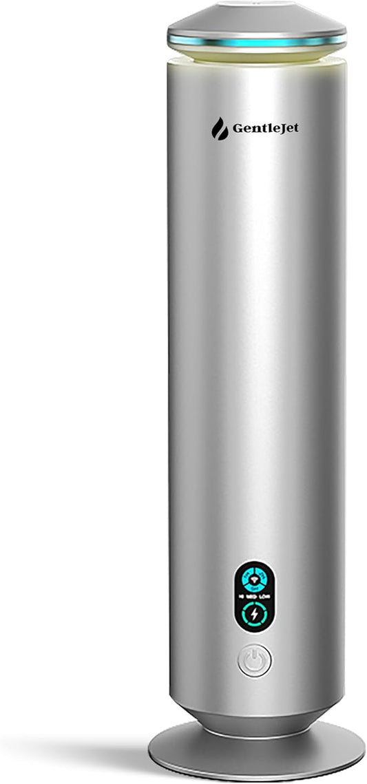MajesticMist Waterless Essential Oil Diffuser - Aluminum Aromatherapy Scent Diffusers for Home, Room & Hotel, Quiet Aroma Diffuser 4oz, Remote Control, USB-C Powered, LED Display, 1000sq.ft - Bloomnest