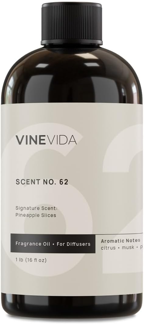VINEVIDA [16 Fl Oz] Pineapple Slices Fragrance Oil for Cold Air Diffusers, Essential Oils for Diffuser Oil Refill & Air Freshener Room Spray - Bloomnest