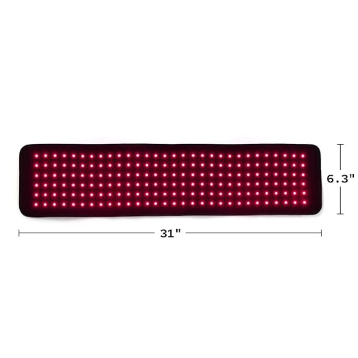 Fringe Red Light Therapy Extra Long Wrap, Wireless, Both Red Light 660nm and Infrared Light 850nm, 360 LED Lights, Sports Recovery JoinFringe