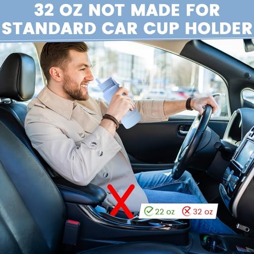 Lexlion Tea Infuser Water Bottle 32 Oz – Triple Wall Insulated Stainless Steel, Loose Leaf & Fruit Strainer, 3 Leakproof Lids, BPA-Free Silicone Sleeve, Reusable Thermal Mug - Bloomnest