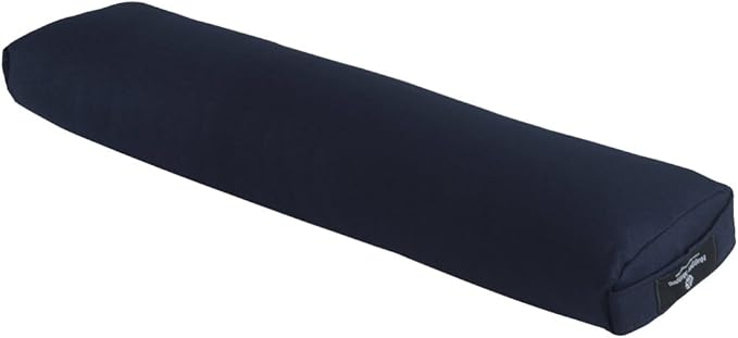 Hugger Mugger Pranayama Yoga Bolster - Very Firm, use Under Length of Spine for Deeper Breathing or Under Ankles, Handmade in The USA - Bloomnest