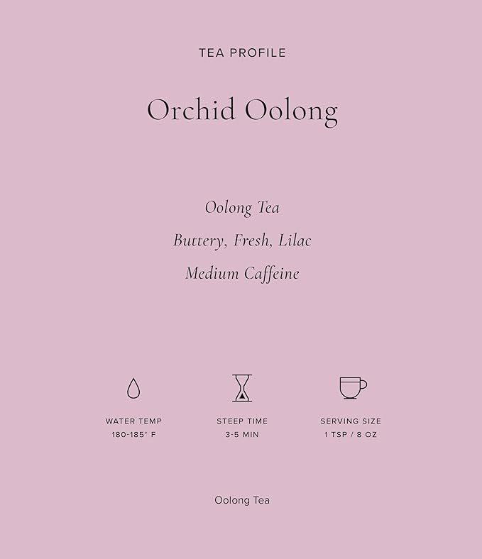 Art of Tea | Orchid Oolong Tea Bags | 50 Eco Friendly Pyramid Tea Bag Sachets - Bloomnest
