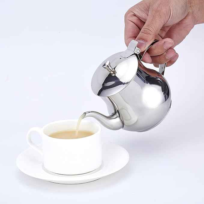 SANQIAHOME 360ml(13Oz) Stainless Steel Small teapot - Bloomnest