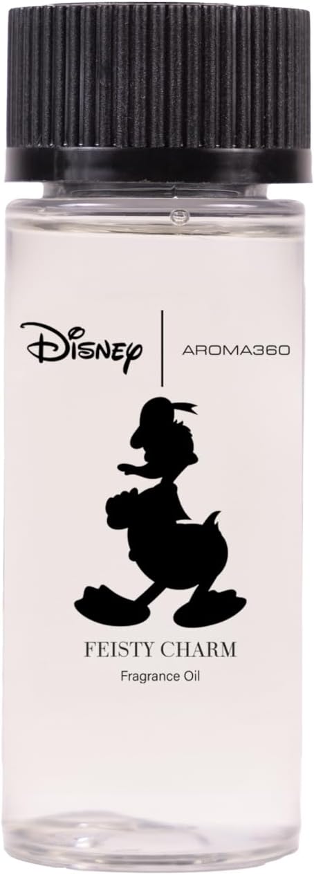 Aroma360 | Disney Feisty Charm Oil Blend | Donald Duck | Luxury Essential Oil | Aromatherapy Scent Diffuser Oil | Blue Cedar, Cardamom and Eucalyptus 1.7 fl oz, 50 mL - Bloomnest