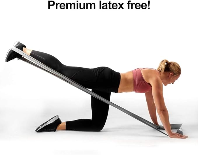 Resistance Band for Working Out - 8,16,24 Yard Resistance Bands Bulk Rolls - 10 Strengths in Light Medium and Heavy Exercise Bands - Latex Free Workout Bands Including iPhone App and e-Book - Bloomnest