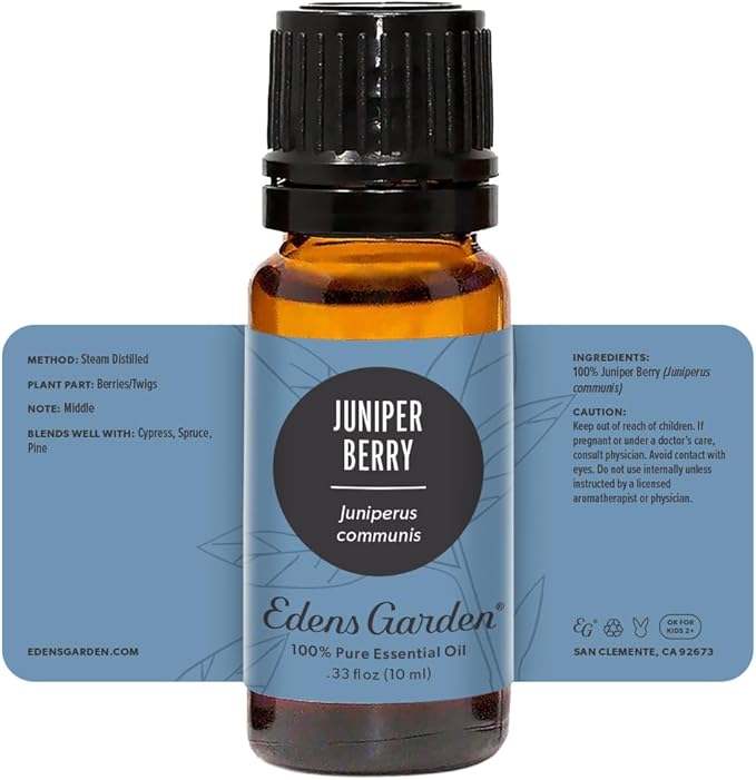 Edens Garden Juniper Berry Essential Oil- 100% Pure Premium Grade, Undiluted, Natural, Therapeutic, Aromatherapy, The Best for Diffuser, Candle, Hair, Kid Safe 10 ml (.33 fl oz) - Bloomnest
