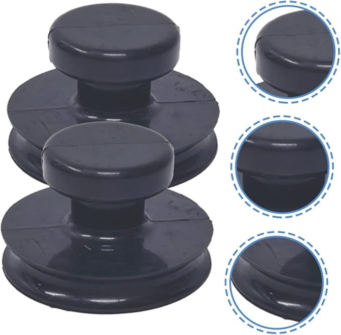 Mikinona Buddha Sound Bowl Suction Cups Replacement Handles for Singing Bowls Rubber Suction Cup Stabilizers Easy Install Tibetan Singing Bowl Accessories 3.14 Inch - Bloomnest