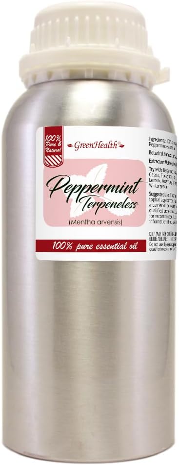 GreenHealth - 16 fl oz - Peppermint Essential Oil (Triple Distilled) 100% Pure & Natural, Uncut, Undiluted - Bloomnest