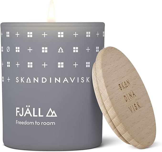 Skandinavisk FJÄLL 'Highland' Mini Scented Candle. Fragrance Notes: Heather and Thyme, Ground Berries and Leaf Sap. 2.3 oz. - Bloomnest