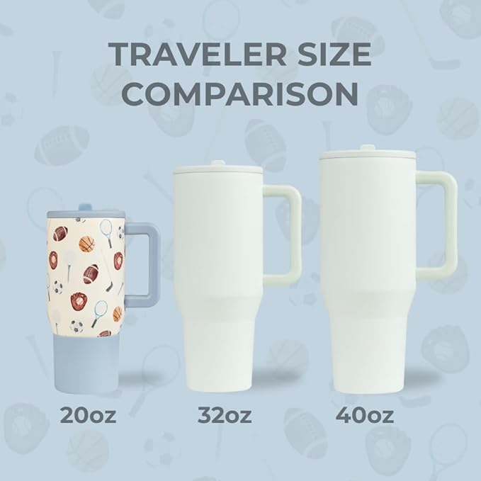 HydroJug Kids - 20 oz Insulated Kids Water Bottle with Flip Straw & Handle | Leak-Proof & Durable | Perfect for School, Sports, Lunch, Travel & Camp, Sports - Bloomnest