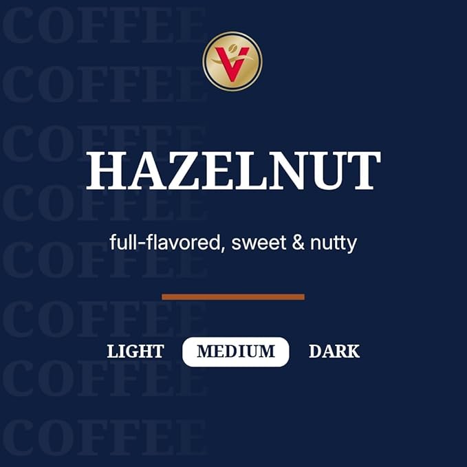 Victor Allen's Coffee Hazelnut Flavored, Medium Roast, 80 Count, Single Serve Coffee Pods for Keurig K-Cup Brewers - Bloomnest