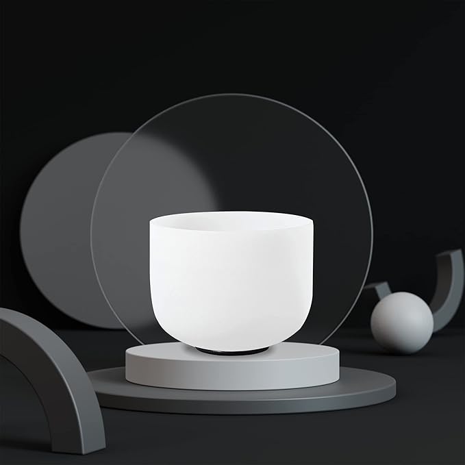 FMTY 7inch 8inch 9inch Crystal singing bowls set sound bowl for healing Mindfulness, Meditation, Yoga, Spiritual and Body Healing Chakra Bowl (F+G+C)