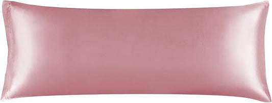 BEDELITE Satin Body Pillow Cover, Super Soft and Cooling Body Pillow Pillowcase for Hair and Skin, Breathable Silky Full Long Pillowcase Cover(20"x54", Nostalgia) - Bloomnest