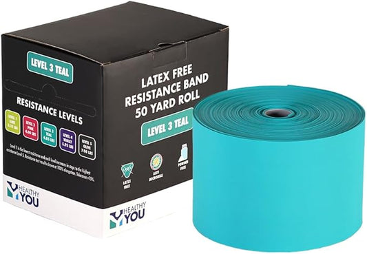 Latex Free Resistance Band 50 Yard Rolls - Bloomnest