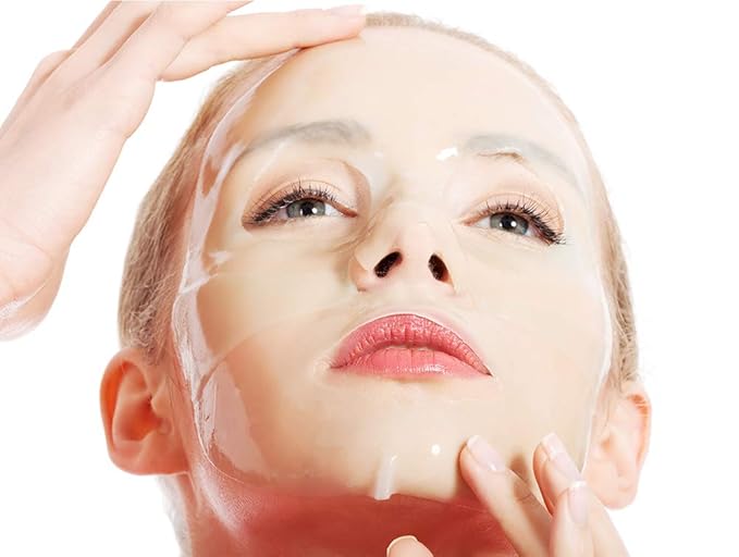 Clinical Resolution CRL Peptide Aqua Gel Mask 5 Pack Instant Hydration, Soothing & Cooling, Helps Comfort Skin After Professional Treatments, for a Refreshed, Healthy-Looking Complexion - Bloomnest