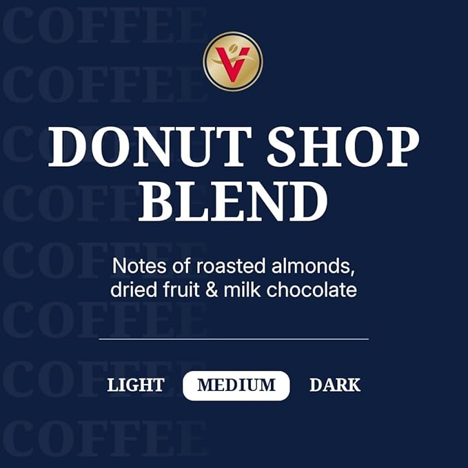 Victor Allen's Coffee Donut Shop Blend, Medium Roast, 42 Count, Single Serve Coffee Pods for Keurig K-Cup Brewers - Bloomnest