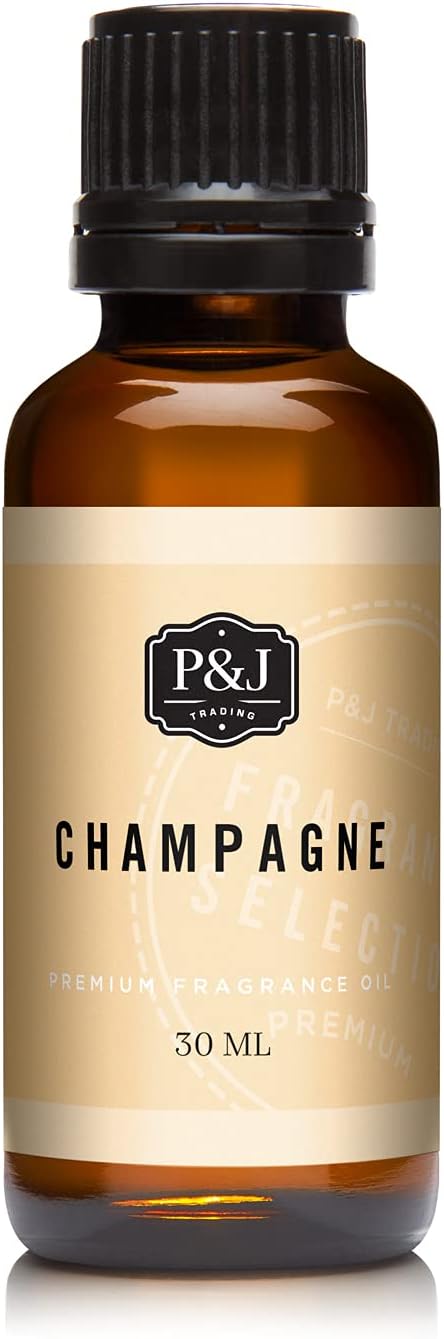 P&J Trading Fragrance | Champagne Oil 30ml - Candle Scents for Candle Making, Freshie, Soap Making Supplies, Diffuser Oil Scents PJTrading