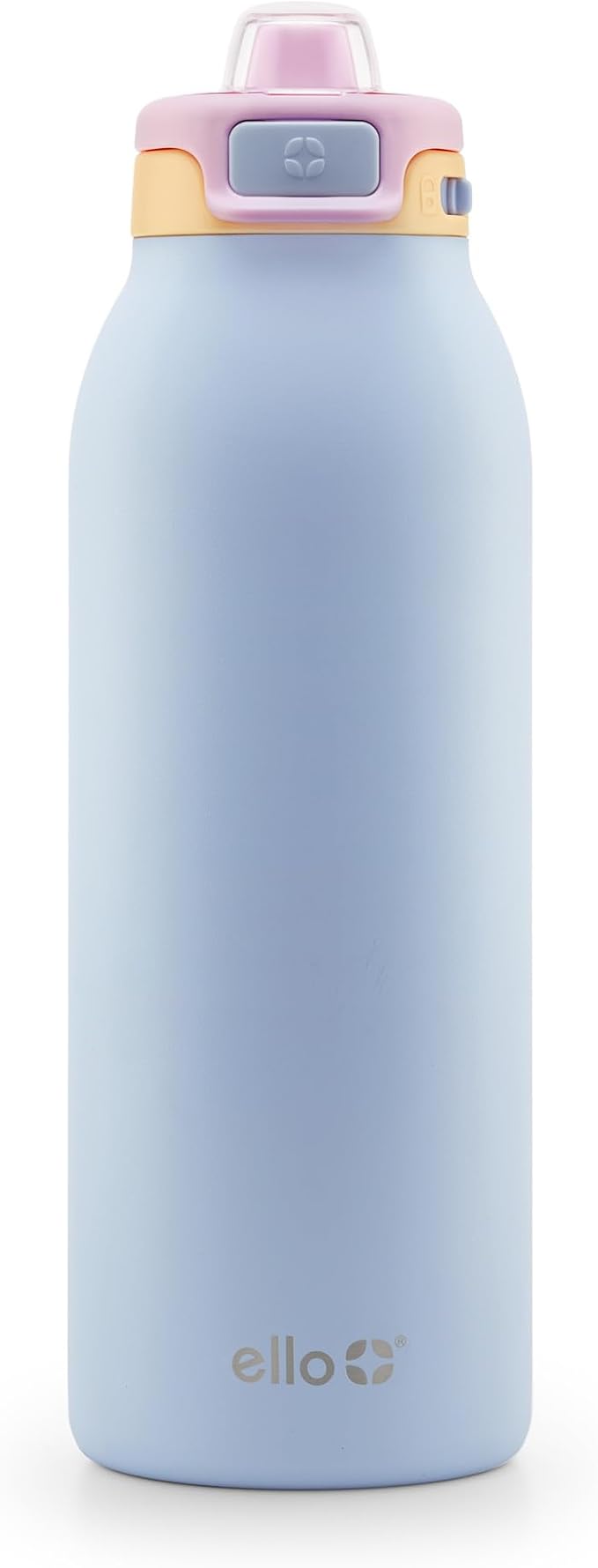 Ello Pop & Fill Insulated Stainless Steel Water Bottle with Quick Fill Lid, Leakproof Locking, Sip or Chug Spout, BPA-Free, Double Wall Vacuum Insulated for Sports, Travel & School- 22oz / 32oz / 40oz Ello