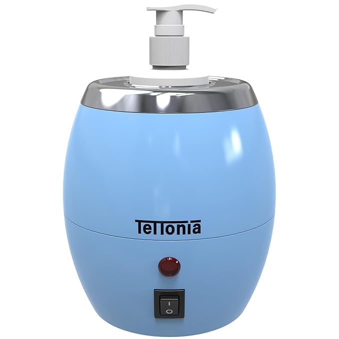 Massage Oil/Lotion Bottle Warmer - Auto-Temperature (Blue Pastel) - Bloomnest